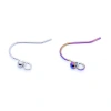 Factory wholesale of exquisite welded bead ear hooks, high-quality anti-allergy fashionable earrings, stainless steel jewelry accessories details Picture